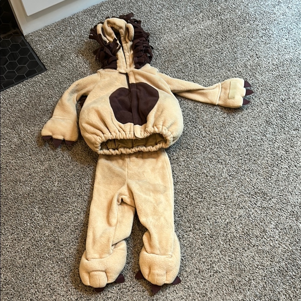 Old Navy Tan and Brown Lion Costume Halloween